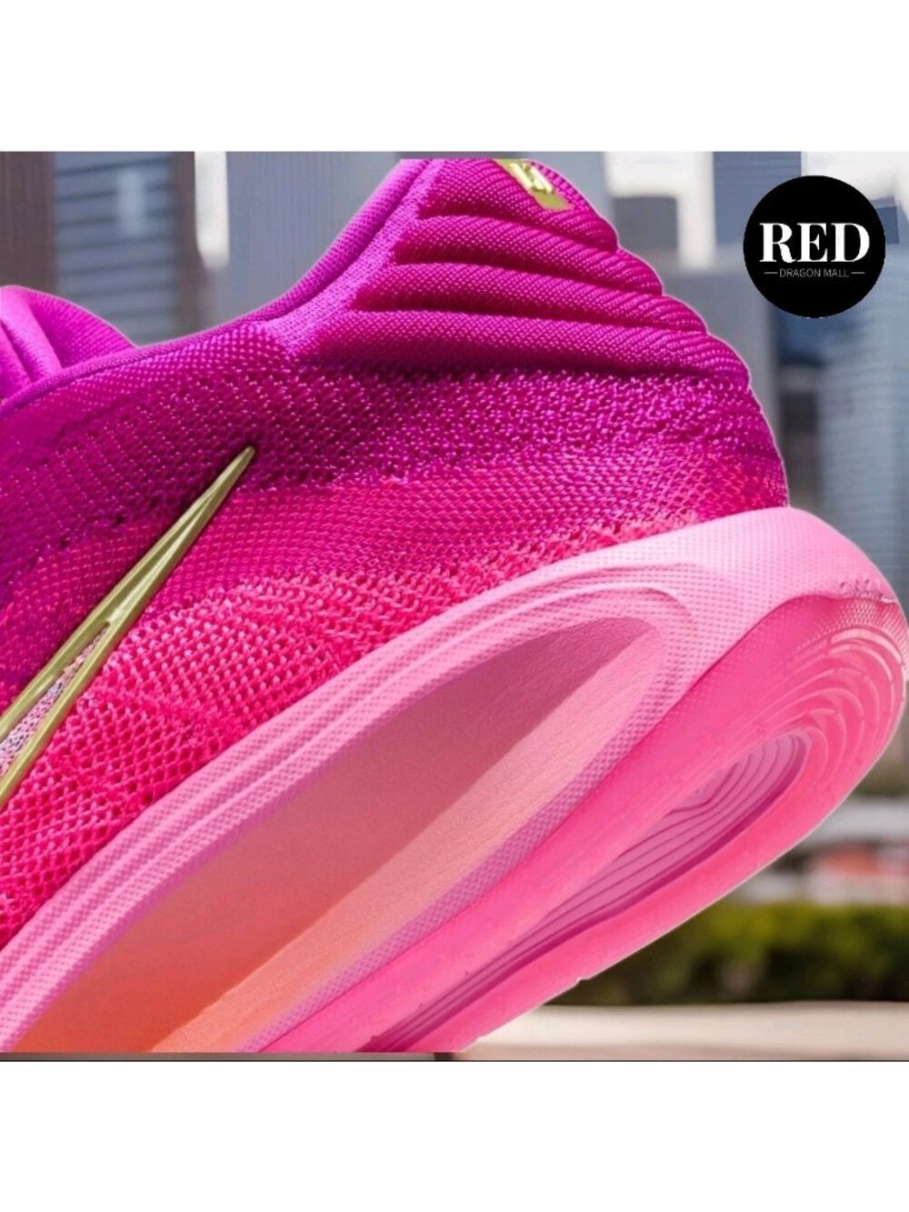 Nike G.T. Hustle 3 Hyper Pink White Vivid Grape Shoes HV2000-601 - Women's 11 - Picture 10 of 10